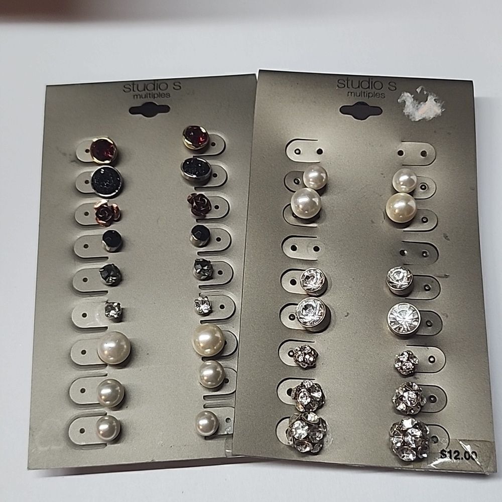 SEE ALL PHOTOS Carded Earrings Sears Clairs, Walmart, Time and Tru